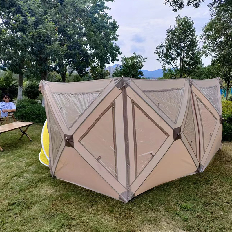 Faltbarer Windschutzzaun für Camping im Freien