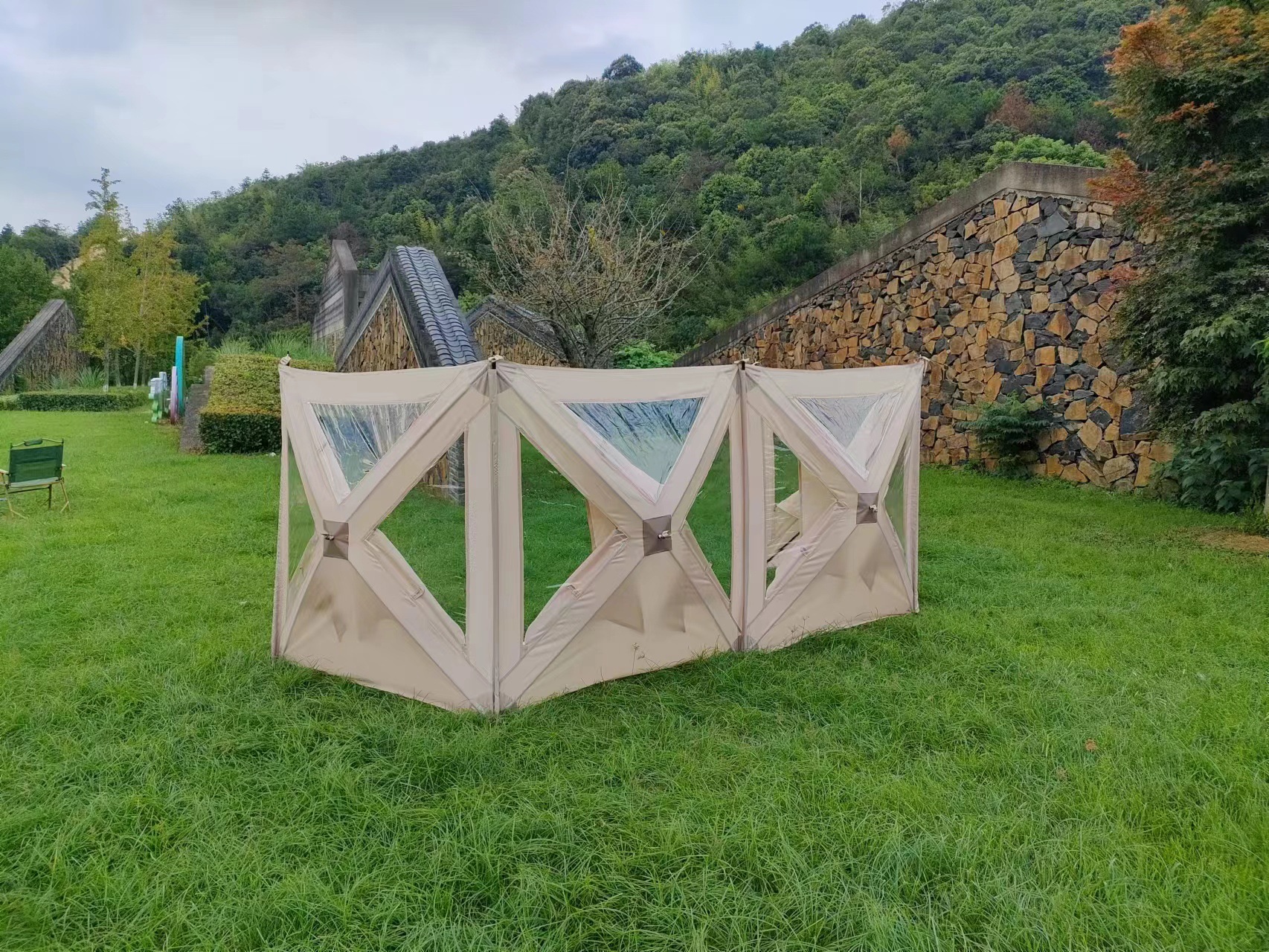 Faltbarer Windschutzzaun für Camping im Freien