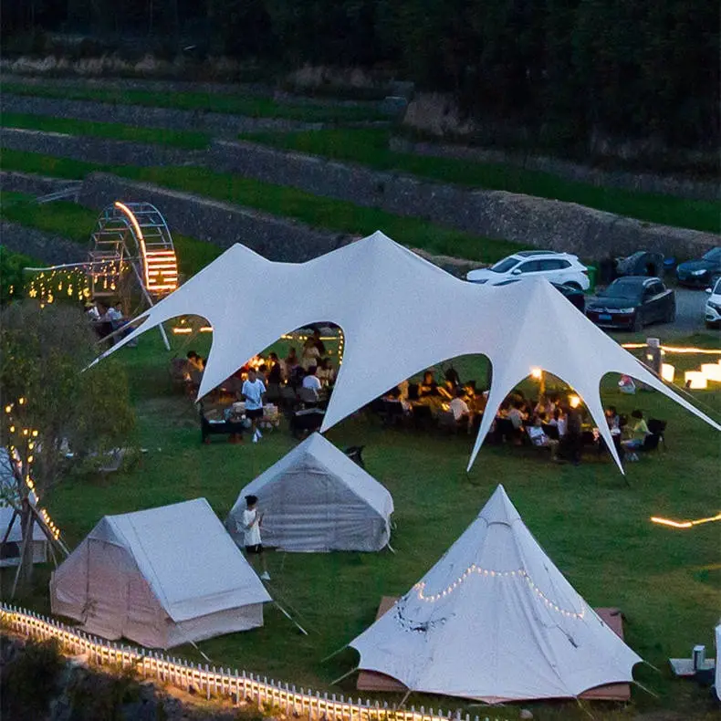 Star Shade-Überdachungszelte für Campingplätze im Freien