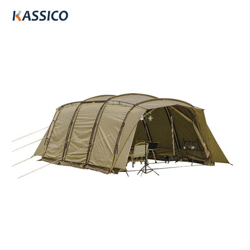 Doppellagiges Luxus-Glamping-Tunnelzelt