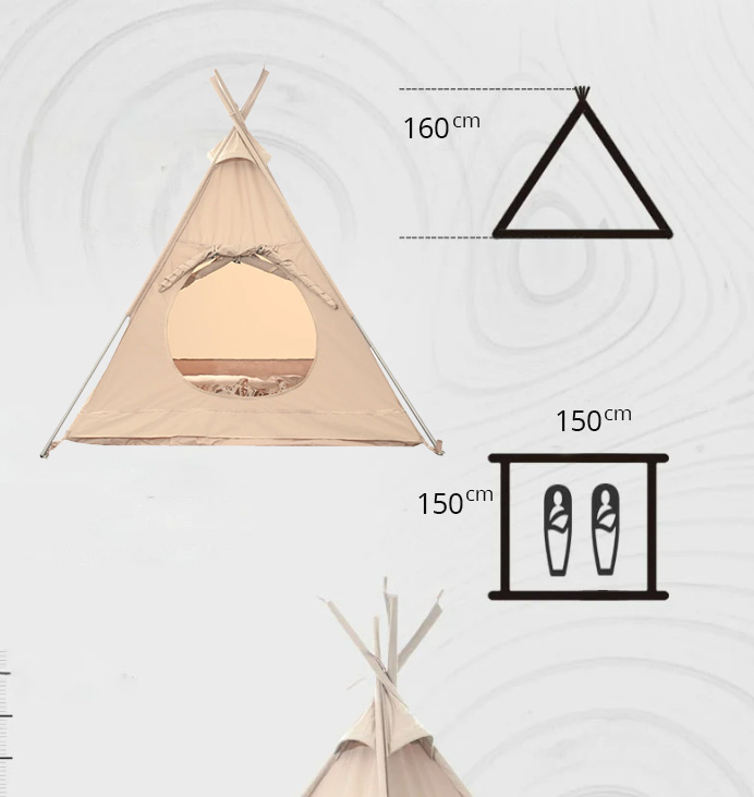 Indian Pyramid Kinder Spielzelt