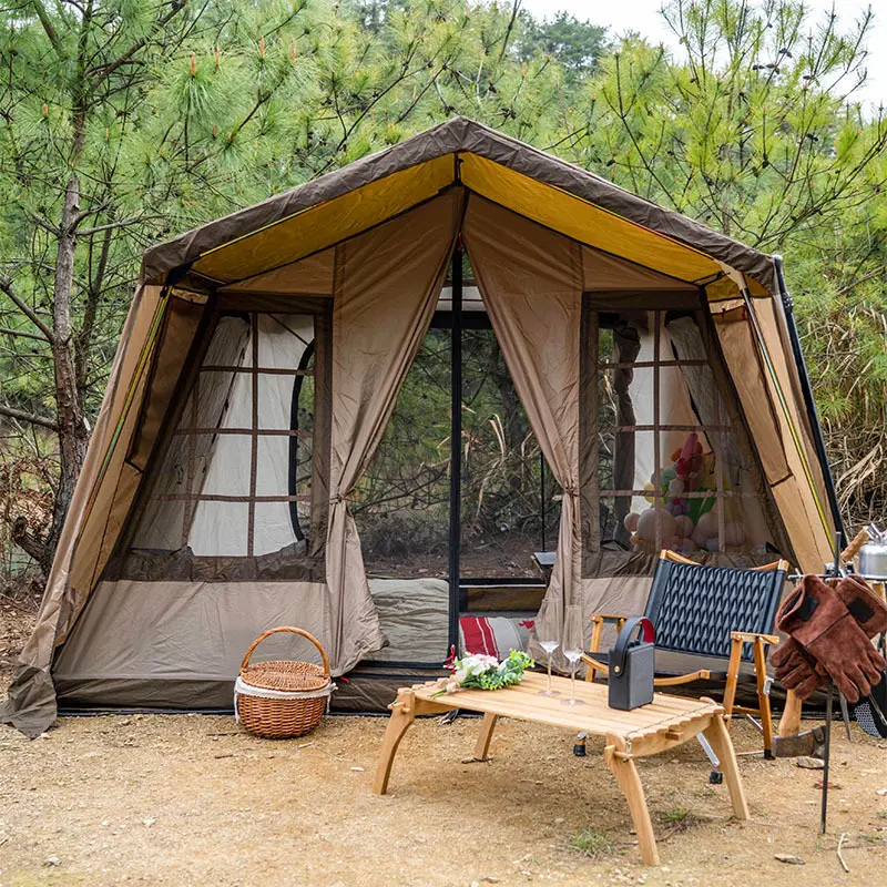 Doppellagige Campingzelte für Hauskabinen