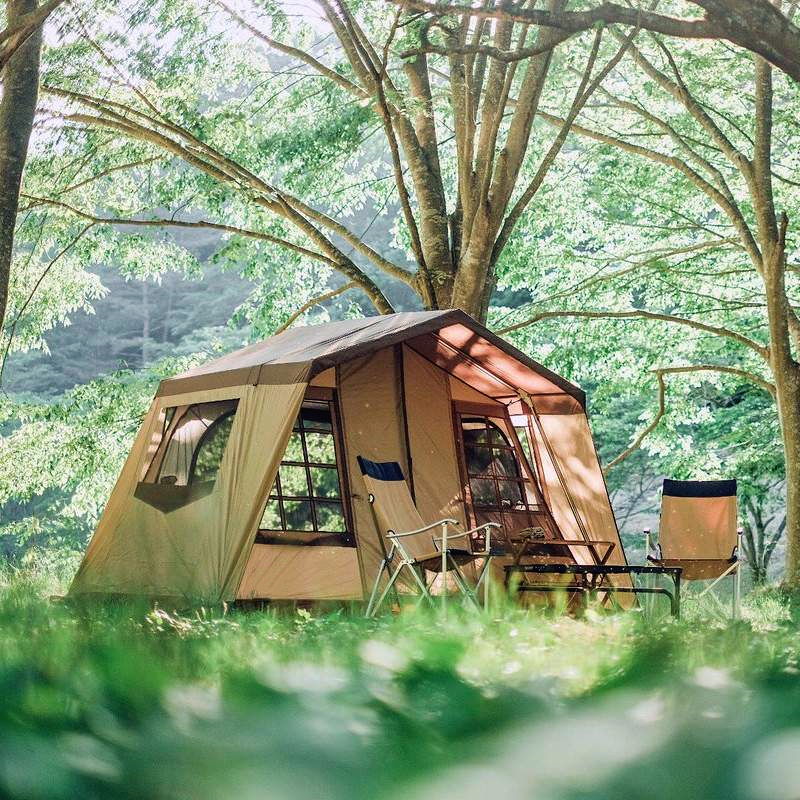 Doppellagige Campingzelte für Hauskabinen