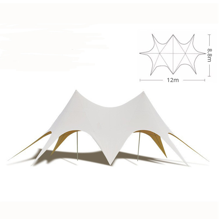 106㎡ Double Peaks Campingplatzzelt - Camping-Sonnenschutzdach