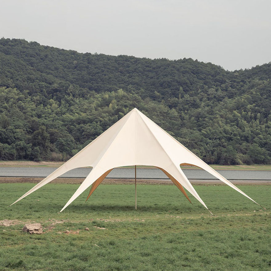 36-100㎡ Single Peak Awing Zelte für Festival Events Hochzeitsfeier