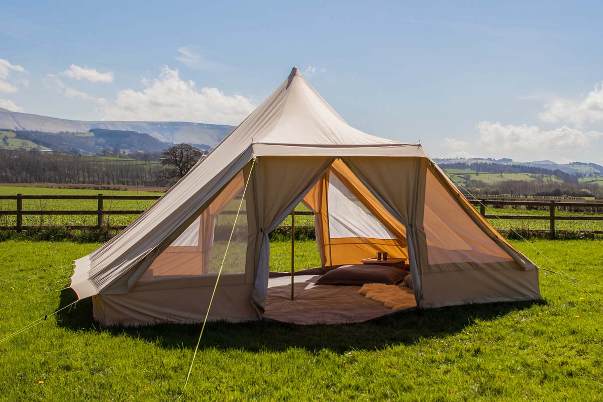 Glamping-Zelt für den Campingplatz