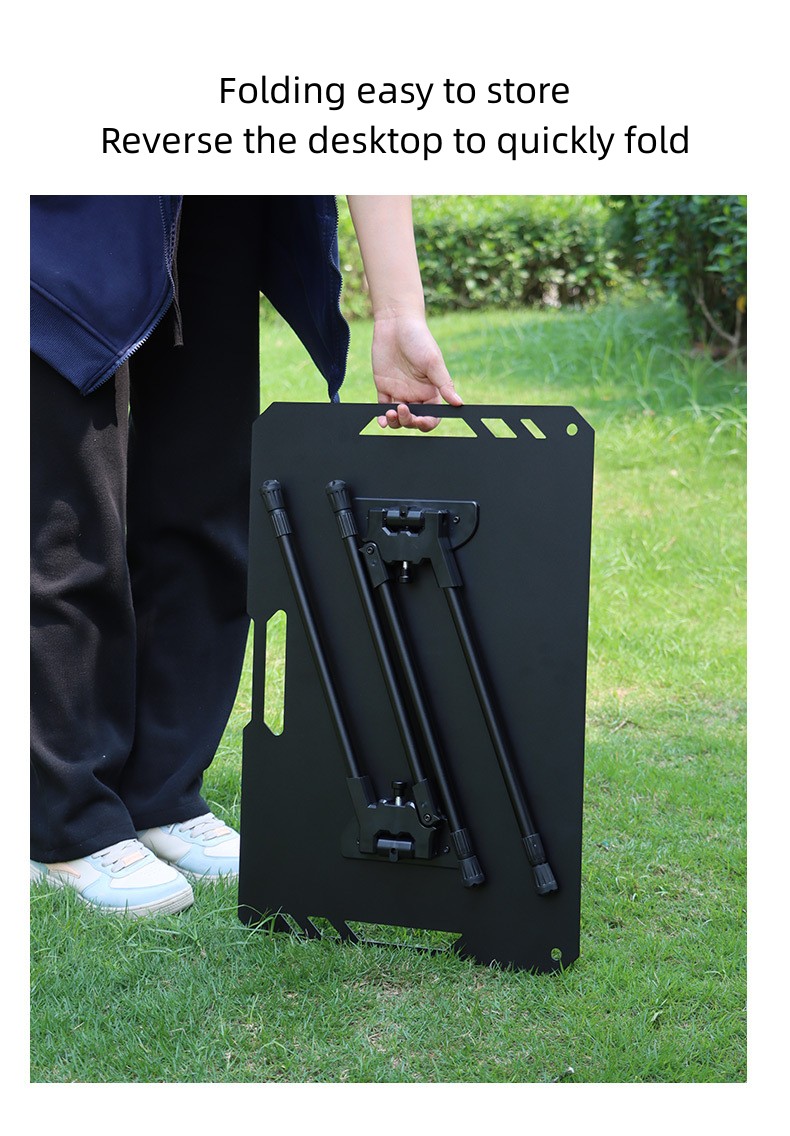 Klappbarer taktischer Tisch aus Aluminium für Camping-Grillpicknick