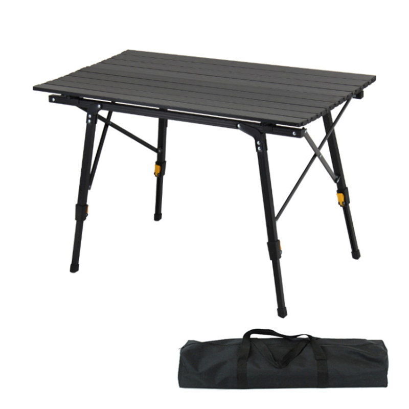 Klappbarer Eierrollen-Camping-Picknicktisch aus Aluminium