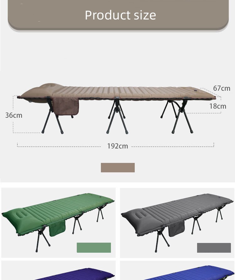 Faltbares Aluminium-Camping-Marschbett
