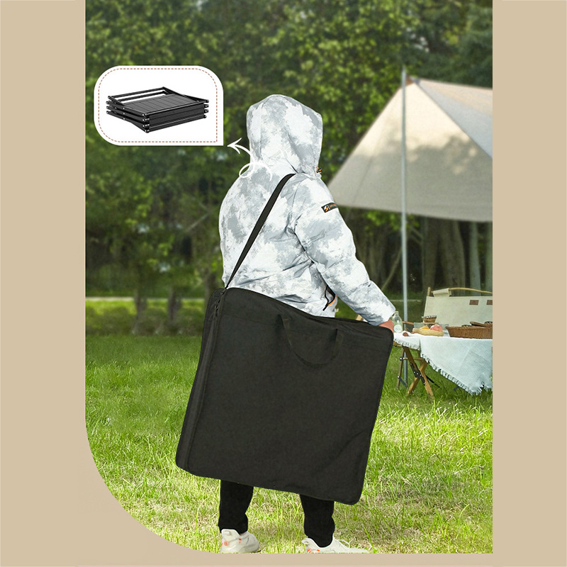 Camping-Klappregal und Picknicktisch