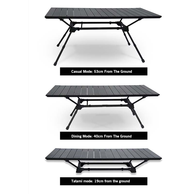 7075 Aluminium Klappbarer exquisiter Campingtisch