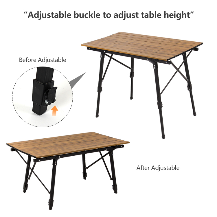 Klappbarer Campingtisch aus Aluminium für Picknick