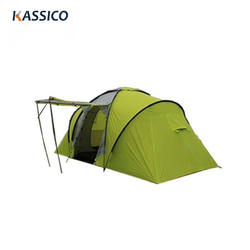 Wasserdichtes Camping-Tunnelzelt mit 2 Zimmern