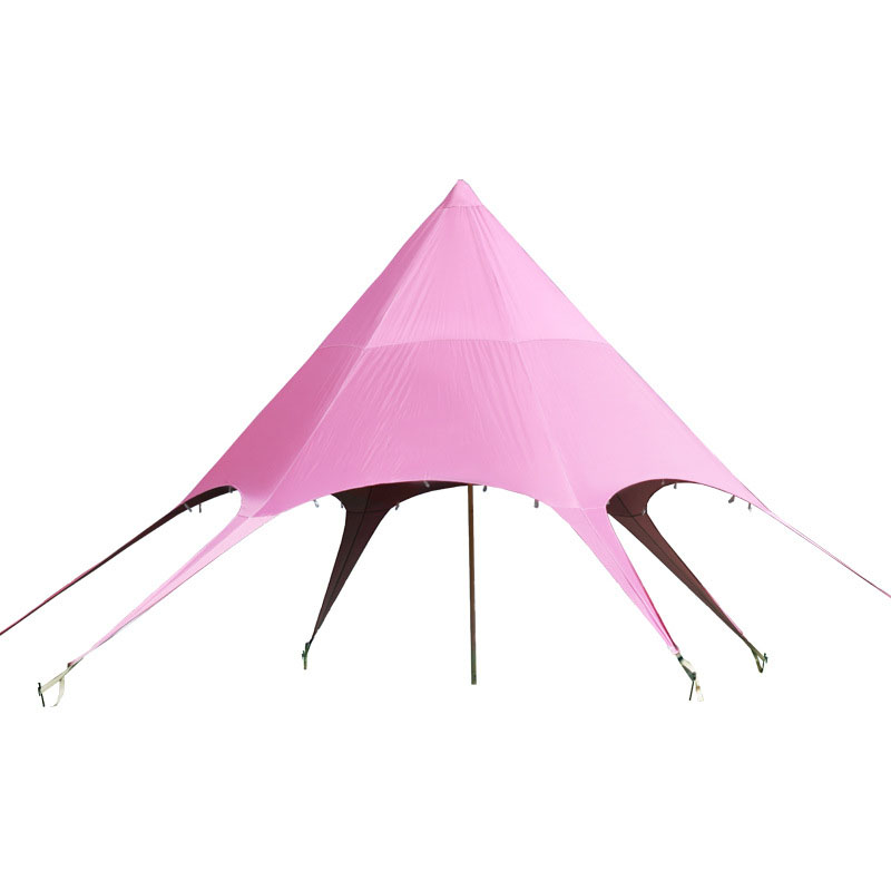Buntes benutzerdefiniertes Stern-Camping-Sonnenschirmzelt