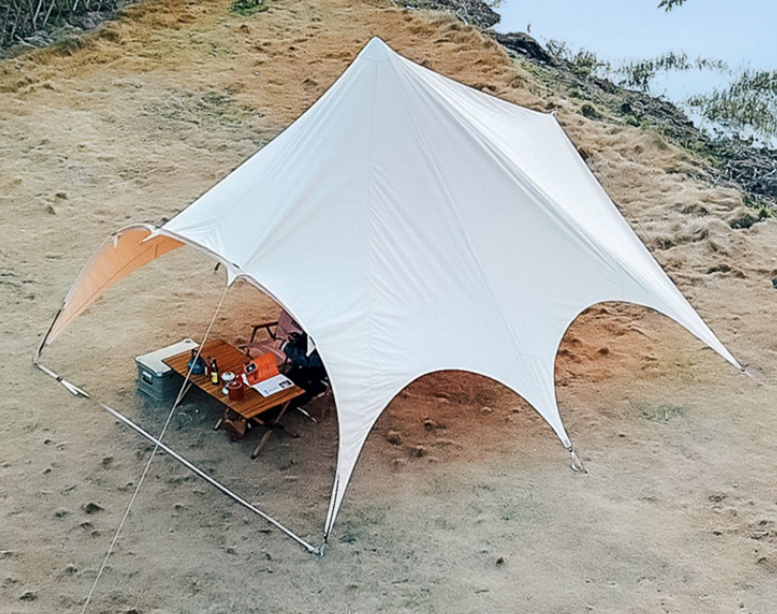 Sonnenschutz-Überdachungszelt für Campingplätze