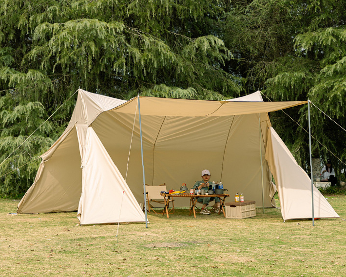 60m² großes Camping-Vorzelt