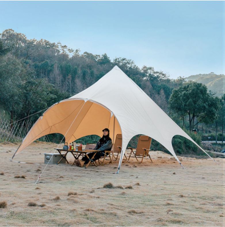 Sonnenschutz-Überdachungszelt für Campingplätze