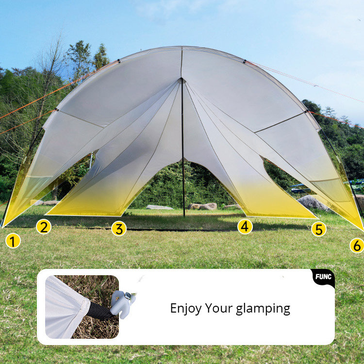 Kuppeldach für Camping im Freien